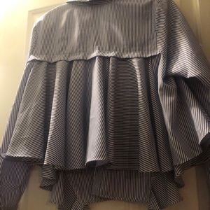 NWT English Factory Flare Button Up